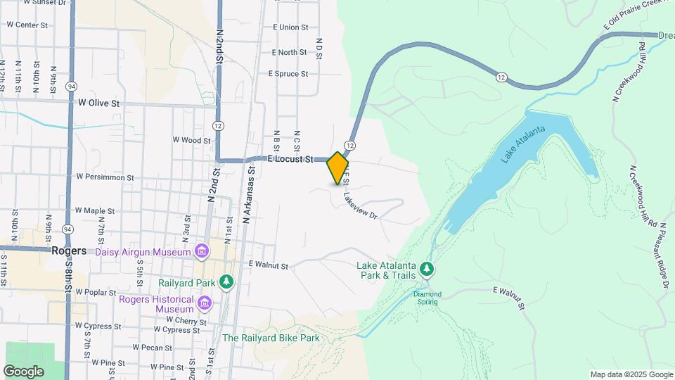 420 N F St Map and Location Details