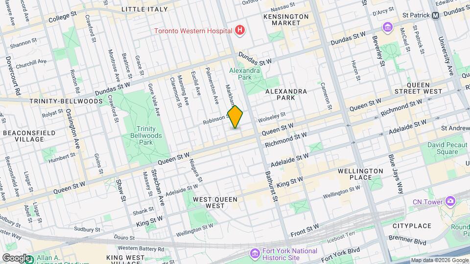 129 Wolseley St Map and Location Details