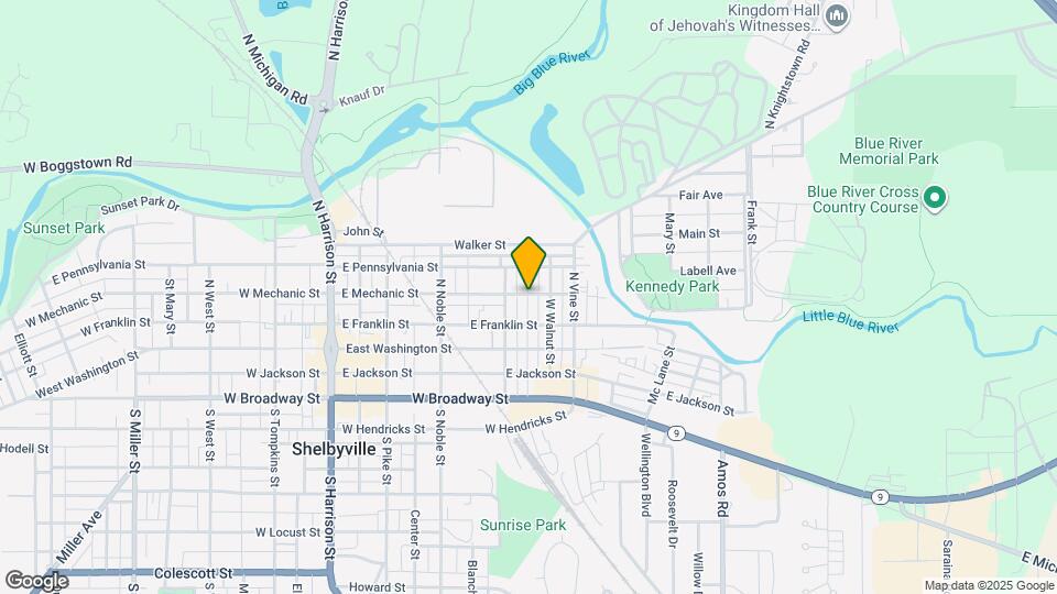 329 E Mechanic St Map and Location Details