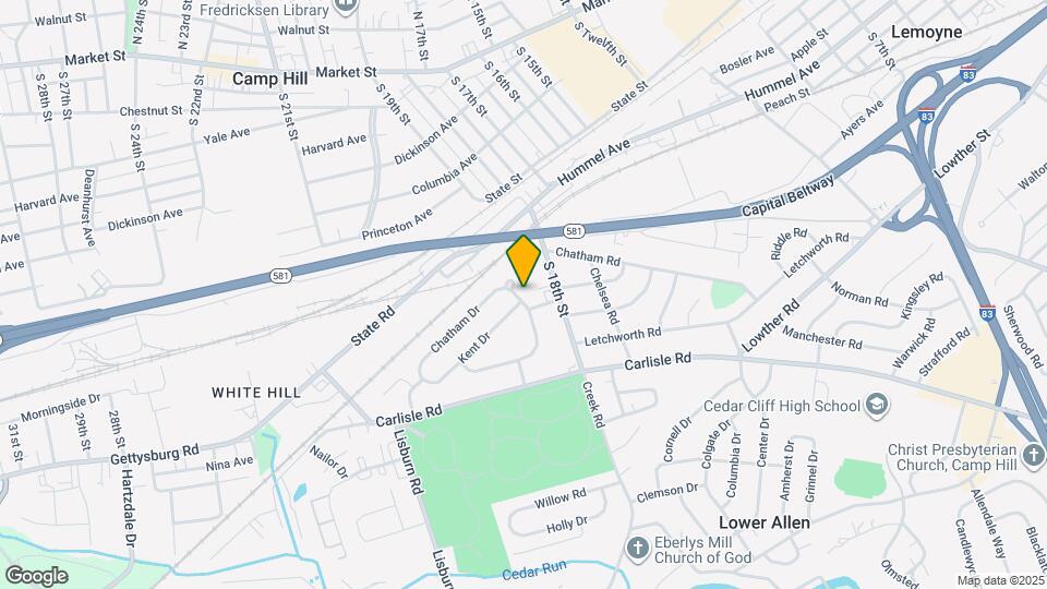 1810 Chatham Dr Map and Location Details