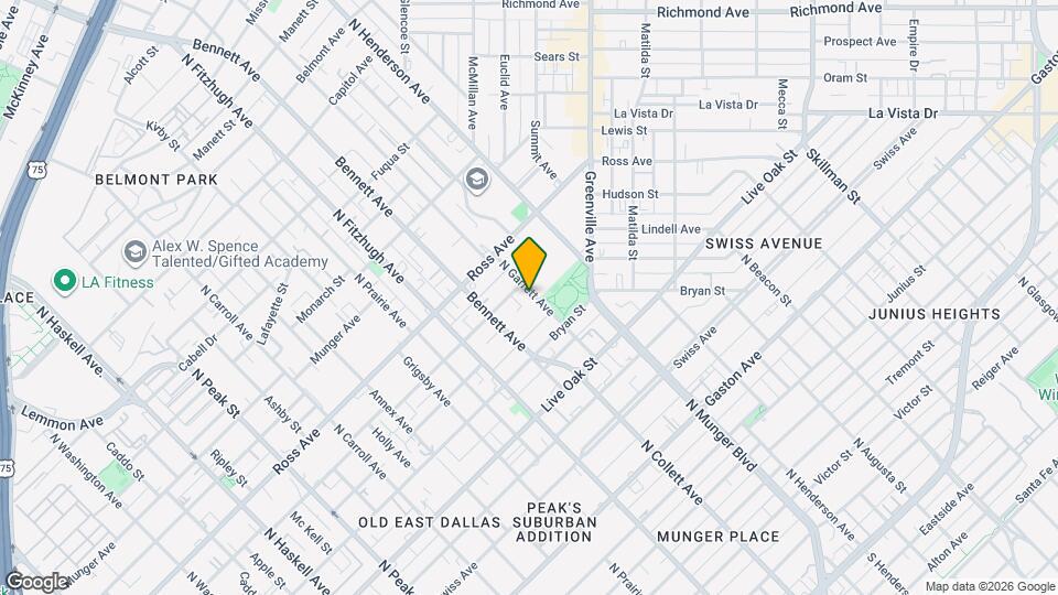 1507 N Garrett Ave Map and Location Details