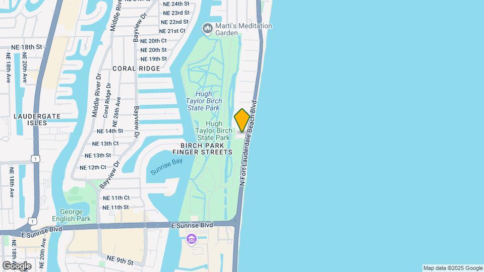 1151 N Fort Lauderdale Beach Blvd Map and Location Details