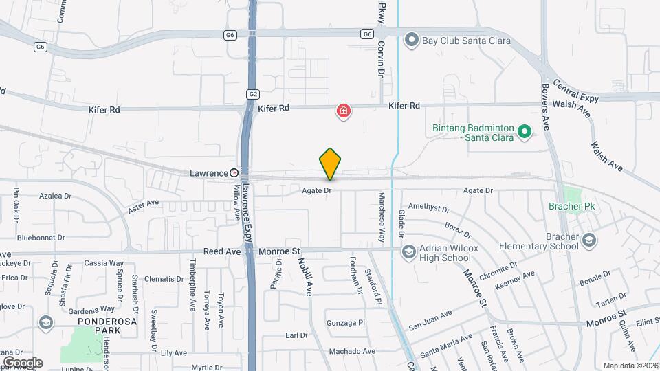 3429 Agate Dr Map and Location Details