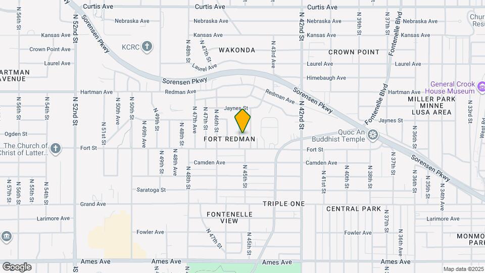 5317 N 45th St Map and Location Details