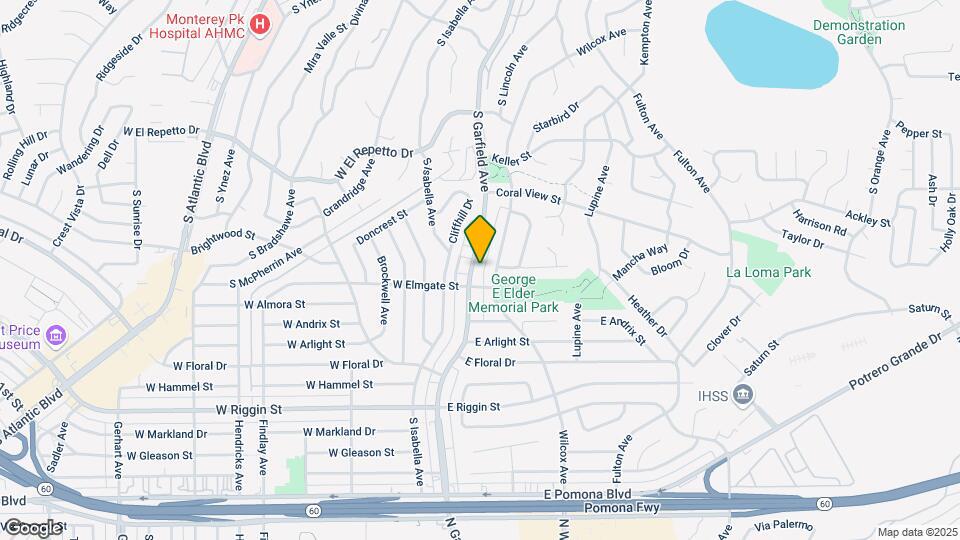 1950 S Garfield Ave Map and Location Details
