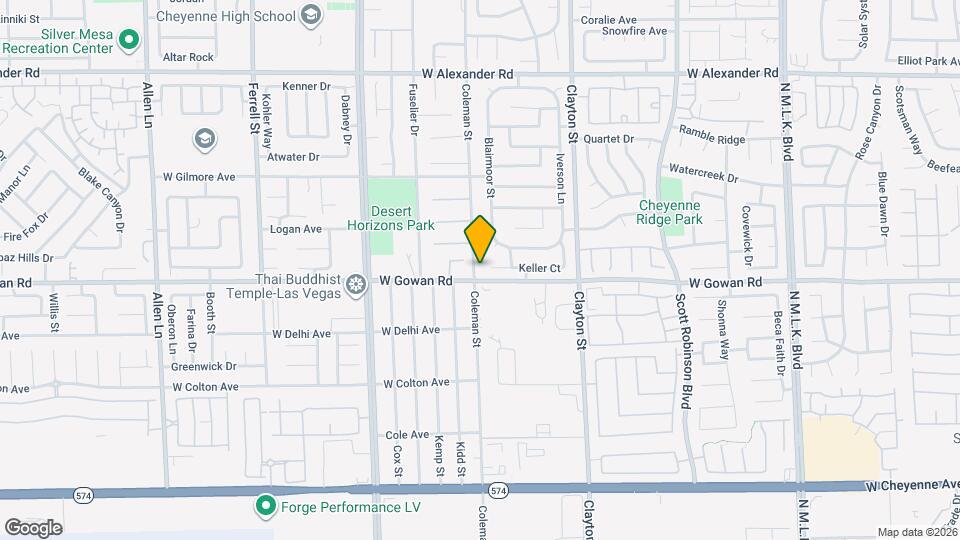 3614 Coleman St Map and Location Details