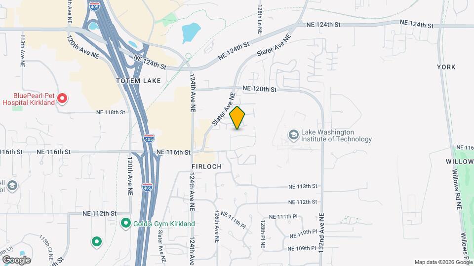 12726 NE 116th Ln, Unit E10 Map and Location Details