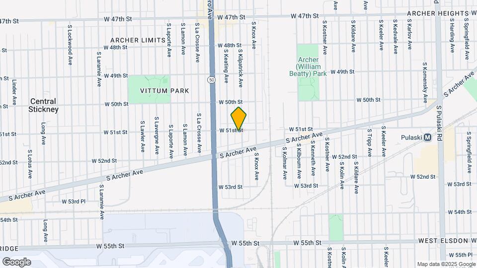 5104 S Kilpatrick Ave Map and Location Details