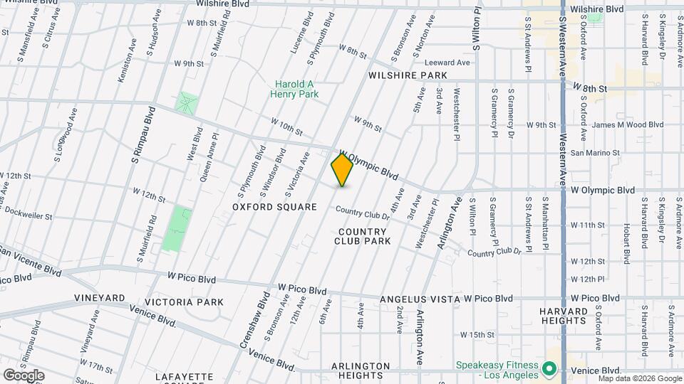 1060 S Bronson Ave Map and Location Details