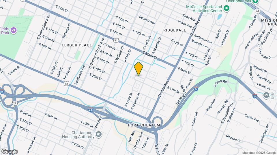 2316 E 18th St Pl Map and Location Details