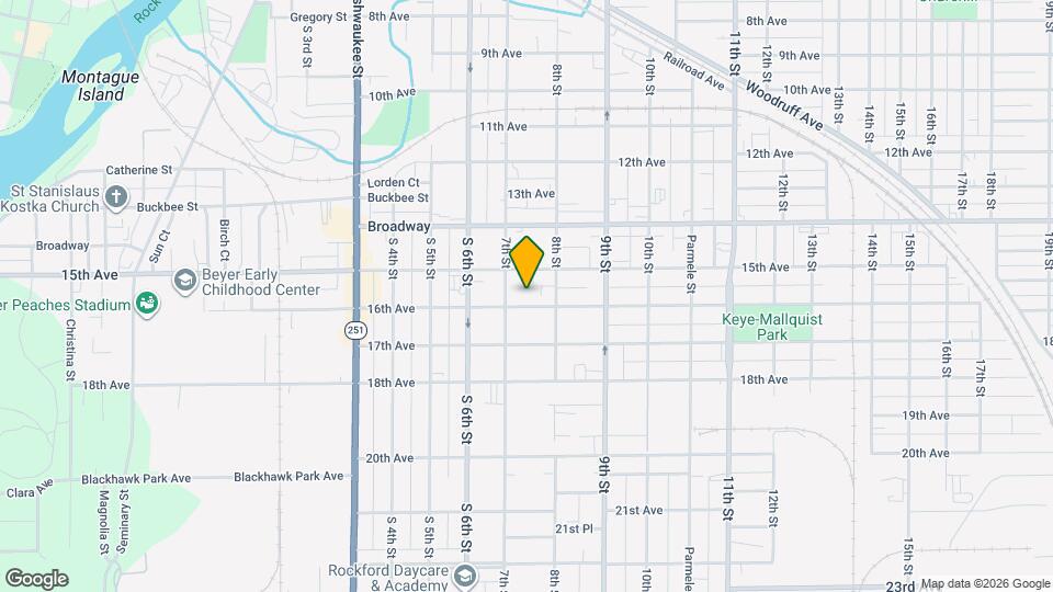 1118 16th Ave, Unit 2 Map and Location Details
