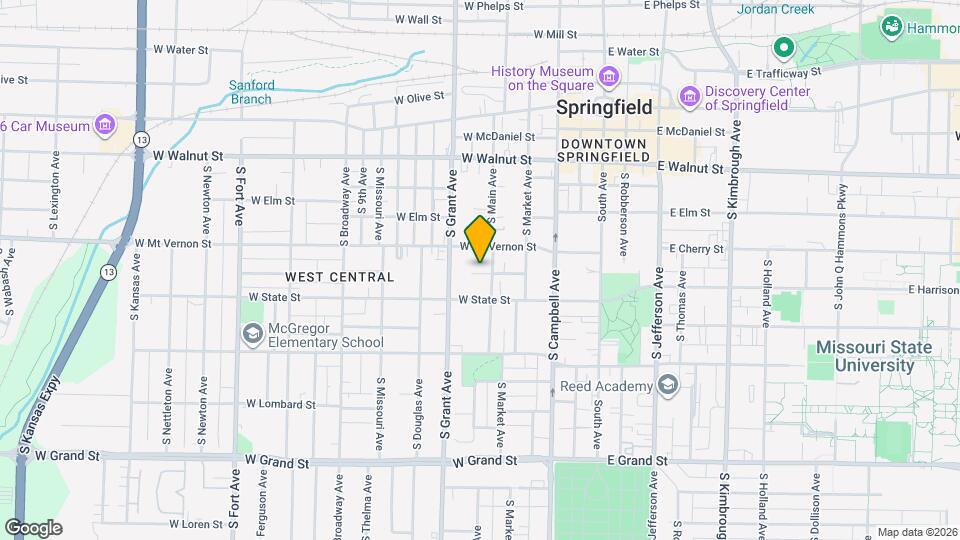 613 W Harrison St Map and Location Details