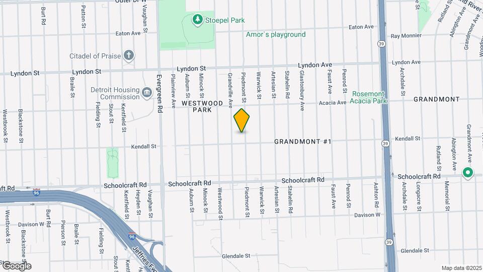 14129 Piedmont St Map and Location Details