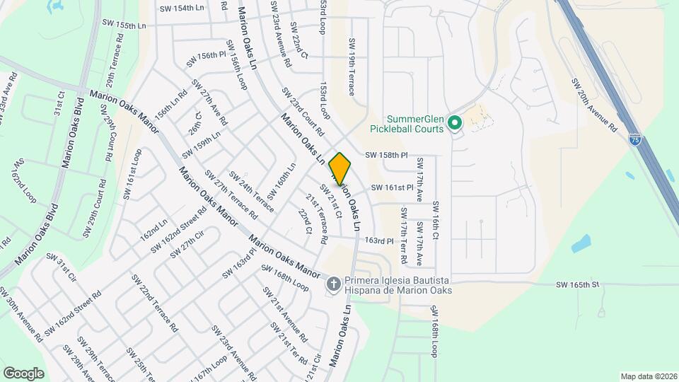 520 Marion Oaks Ln Map and Location Details