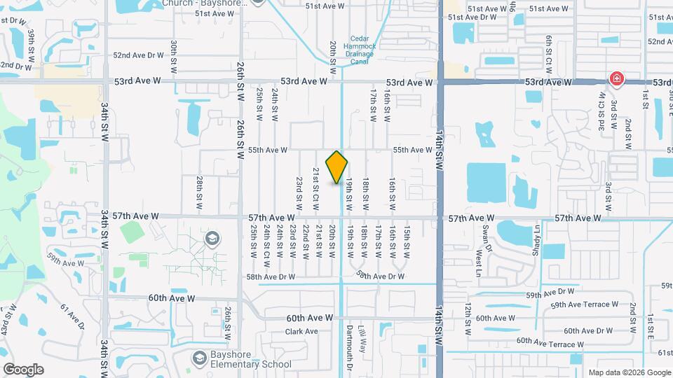 5607 20th St W Map and Location Details