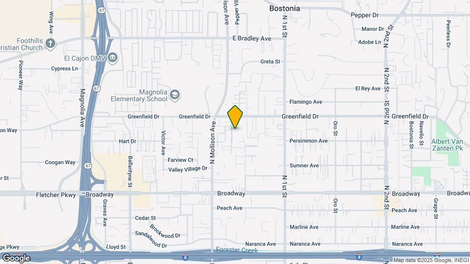 1219 Denver Ln Map and Location Details
