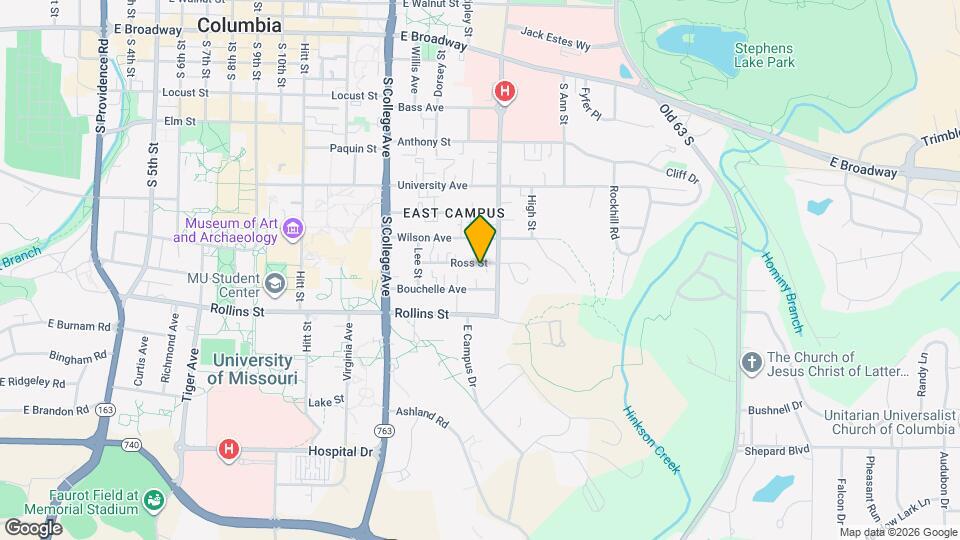 1508 Ross St Map and Location Details