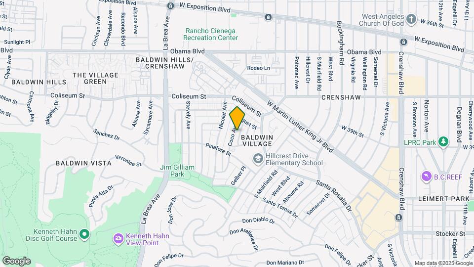 3910 Coco Ave Map and Location Details