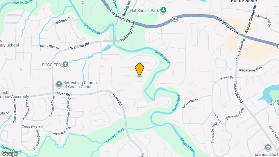 4210 Waldrop Hills Terrace Mapa y Detalles de la Ubicación