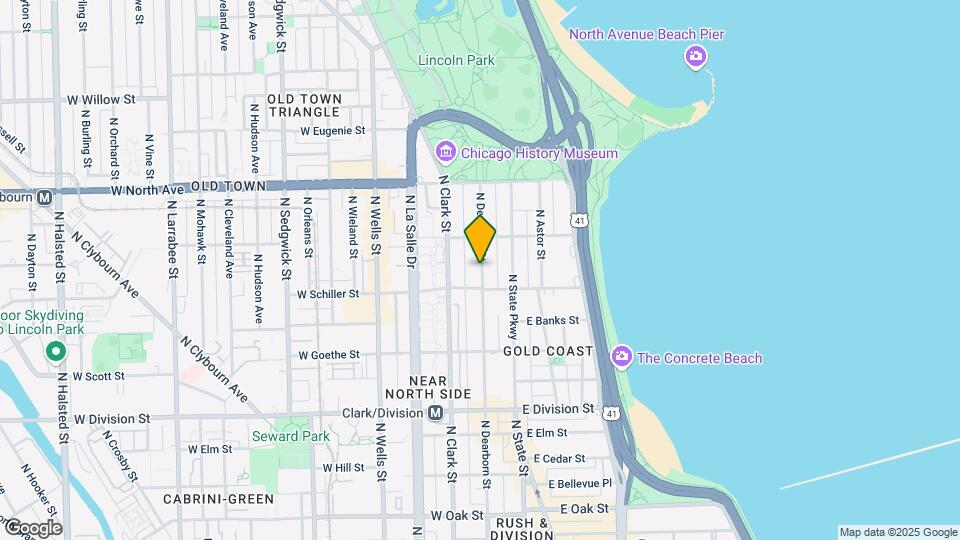 1430 N Dearborn St Map and Location Details