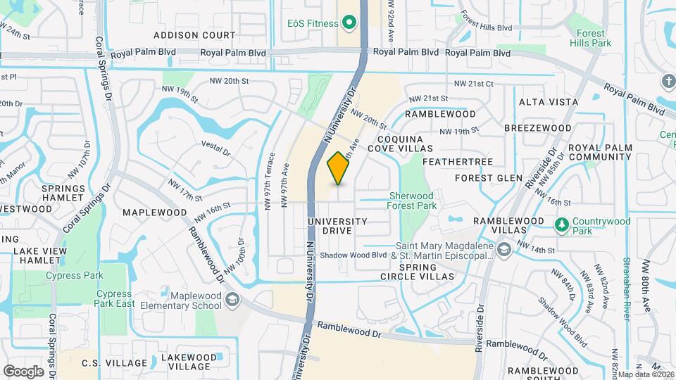 1571 NW 94th Ave Map and Location Details