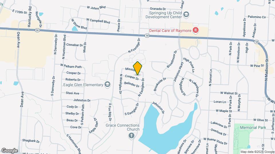 1206 Cooper Dr Map and Location Details