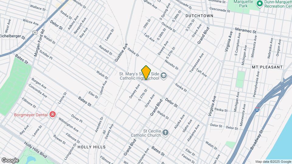 3719 Delor St Map and Location Details