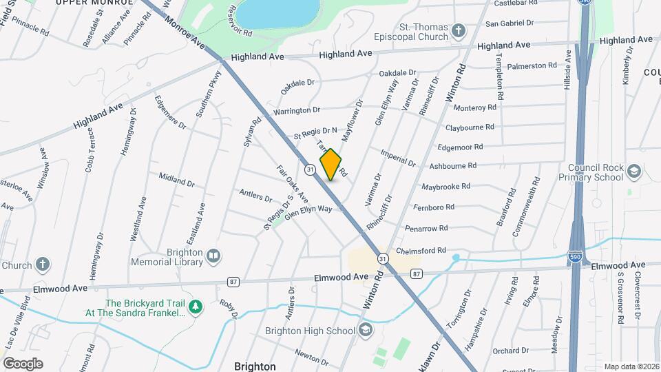 1688 Monroe Ave Mapa y Detalles de la Ubicación