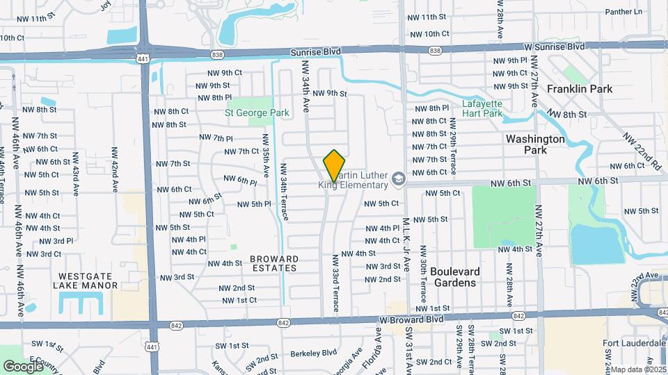 3360 NW 6th St Map and Location Details