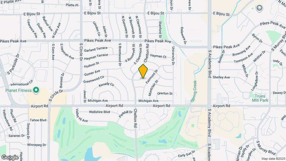 3615 Brentwood Terrace Map and Location Details