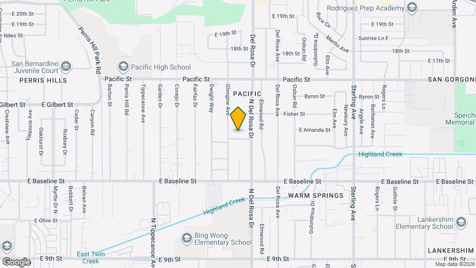 25256 1/2 E Bessant St Map and Location Details