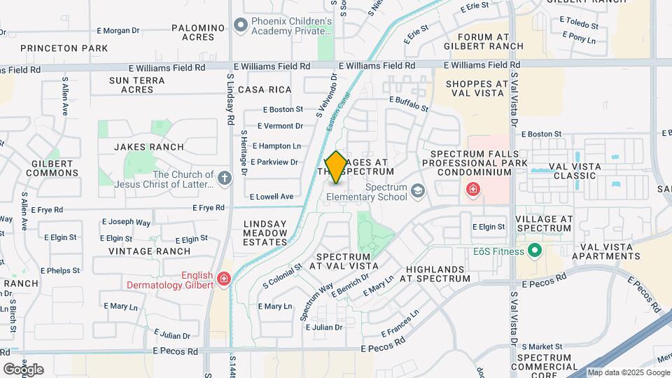 1095 E Parkview Ct Map and Location Details
