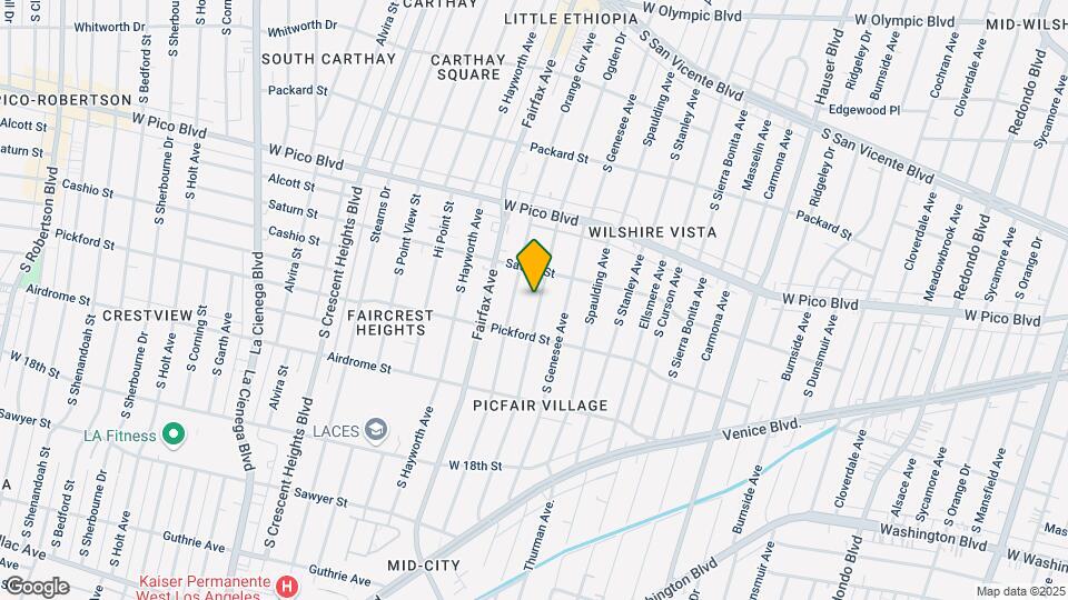 1531 S Ogden Dr, Unit 1531 Map and Location Details
