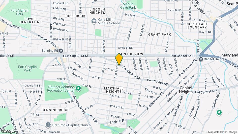 5105 Ayers Pl SE Map and Location Details