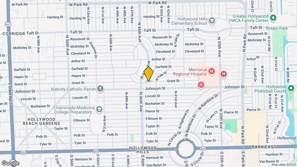 921 E Hawthorne Cir Map and Location Details