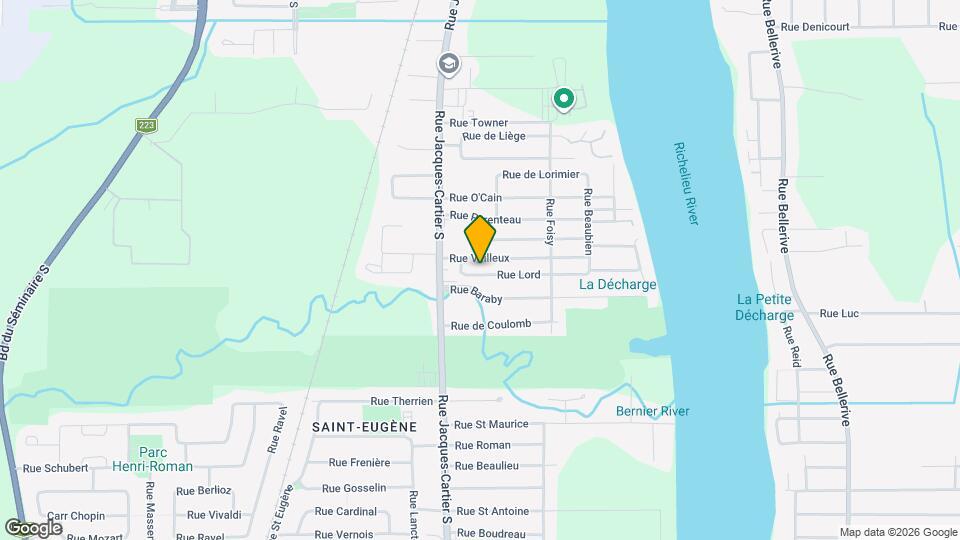 121 Lord Rue Map and Location Details