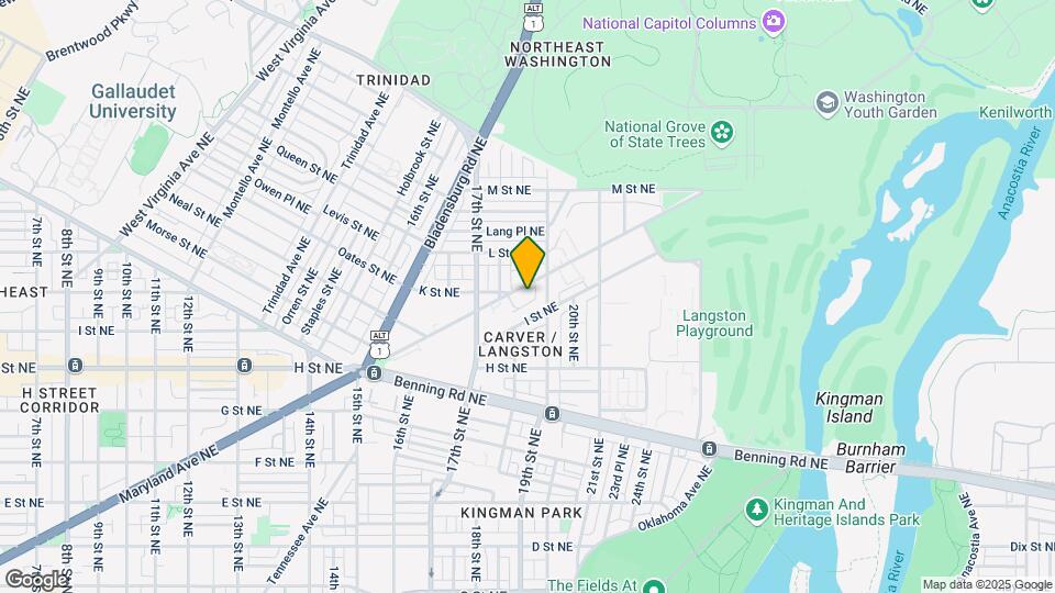 1825 Maryland Avenue Map and Location Details