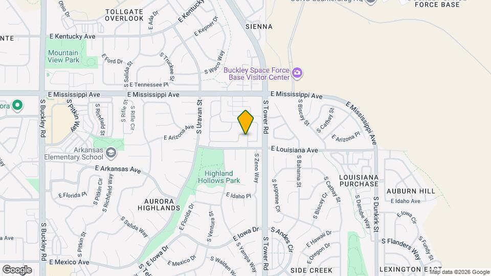 1273 S Zeno Way Map and Location Details