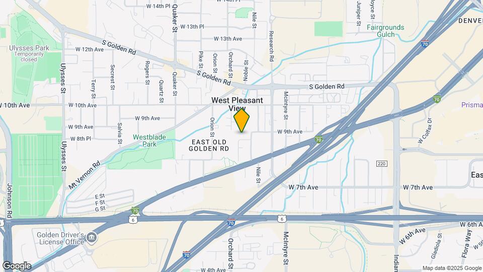 15905 W 8th Pl Map and Location Details