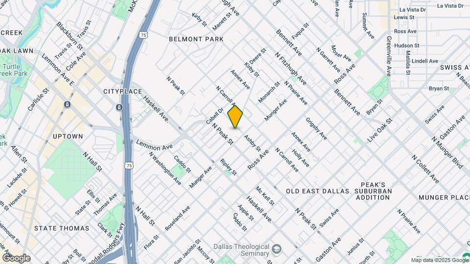 1915 Ashby St Map and Location Details
