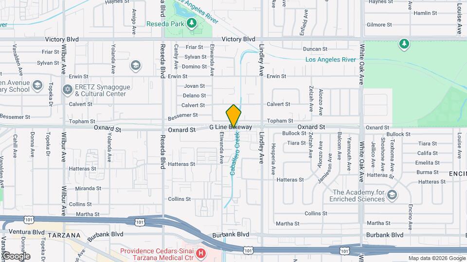 18210 Oxnard St Map and Location Details