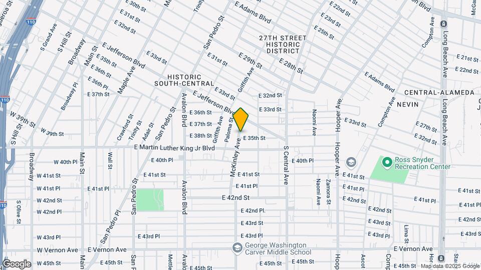 3446 McKinley Ave Map and Location Details