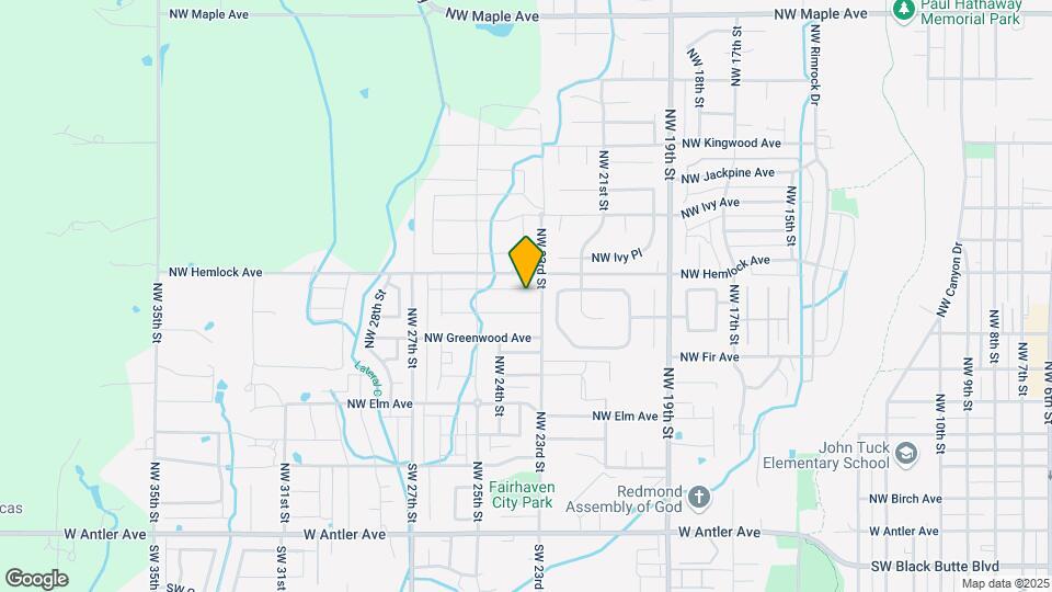2350 NW Hazelwood Ave Map and Location Details