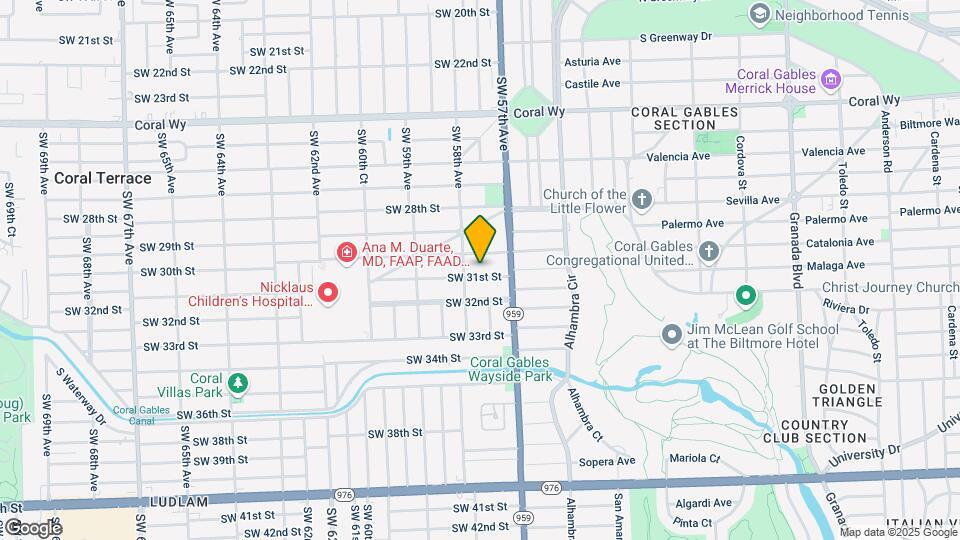 5753 SW 31st St Map and Location Details