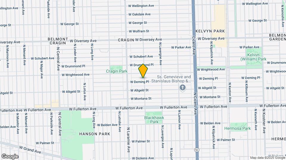 5102-5104 W Deming Pl Map and Location Details