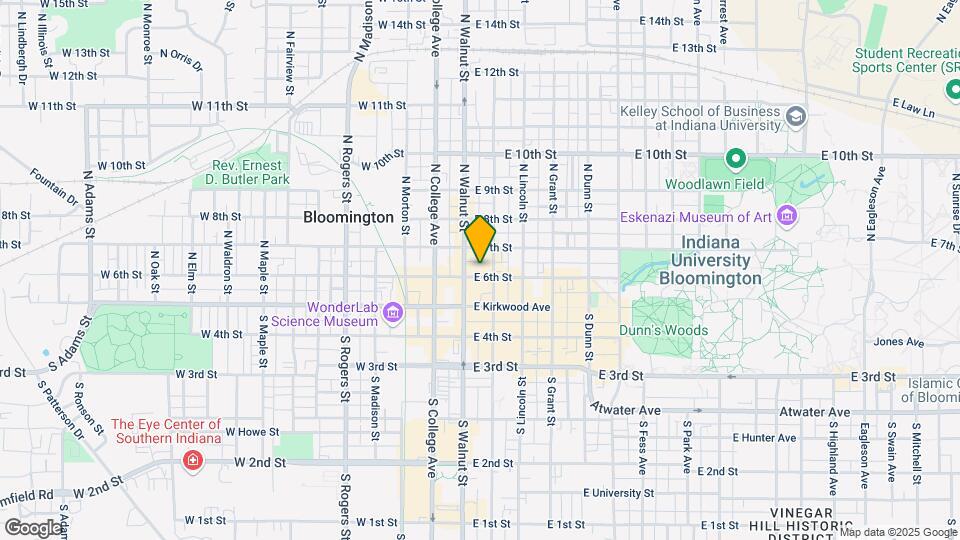 113 E 6th St Mapa y Detalles de la Ubicación