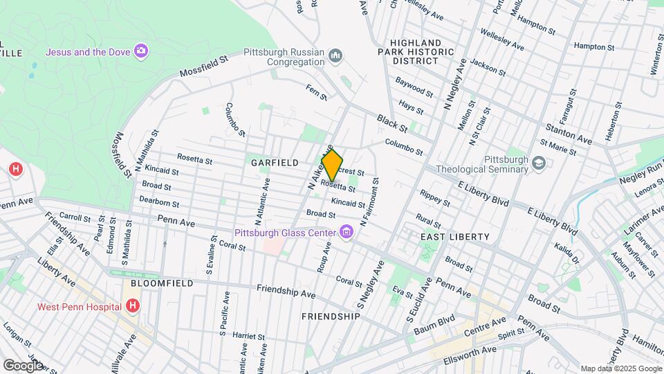 240 N Graham St, Unit 1 Map and Location Details