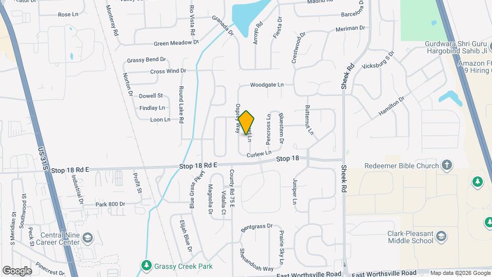 1472 Egret Ln Mapa y Detalles de la Ubicación