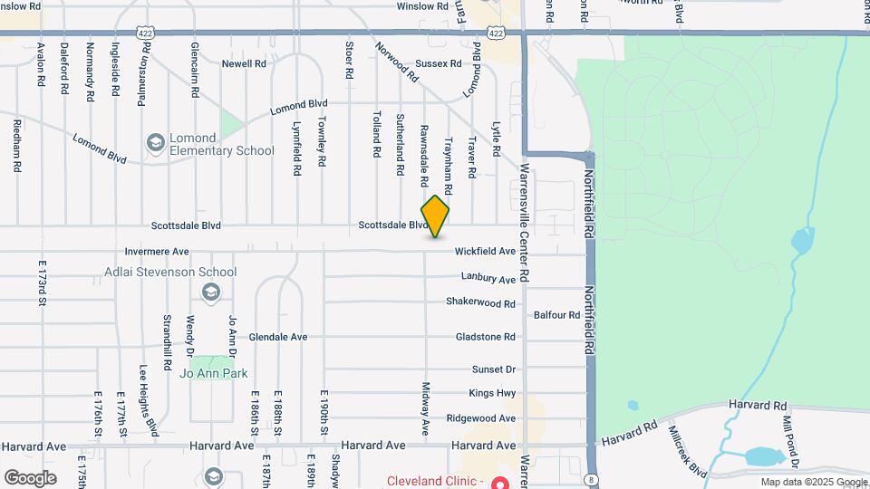 19717 Wickfield Ave Map and Location Details
