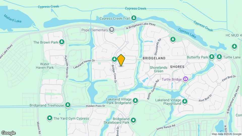 12206 Cove Bluff Ct Map and Location Details